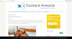 Desktop Screenshot of cucinaearmonia.com